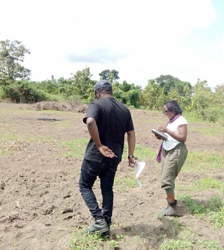 Visite technique d’une parcelle agricole par les équipes de Dona Bio Consulting